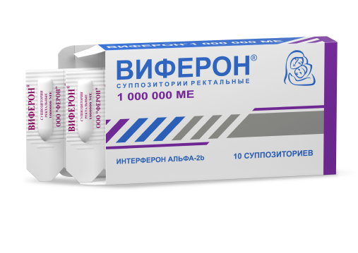 ВИФЕРОН суппозитории ректальные 1 000 000 МЕ